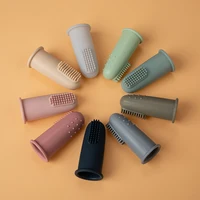 3pcs Baby Soft Finger Toothbrush BPA Free Silicone Infant Tooth Teeth Clean Brush Food Grade Silicone Bebes Oral Health Care 1