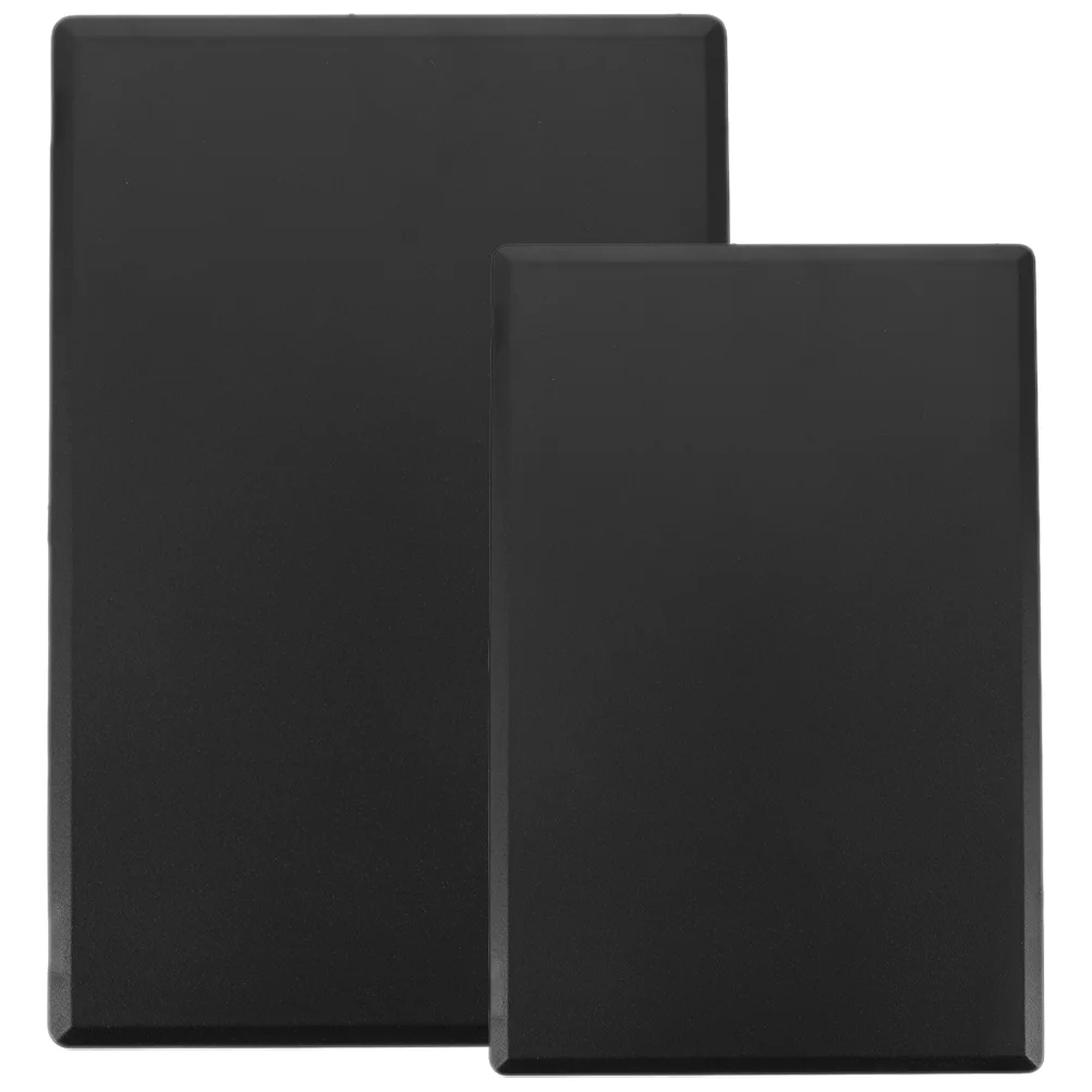 

2 Pcs Eyeshadow Palette Portable Makeup Plastic Case Organizer for Women Magnetic Empty Holder Tray