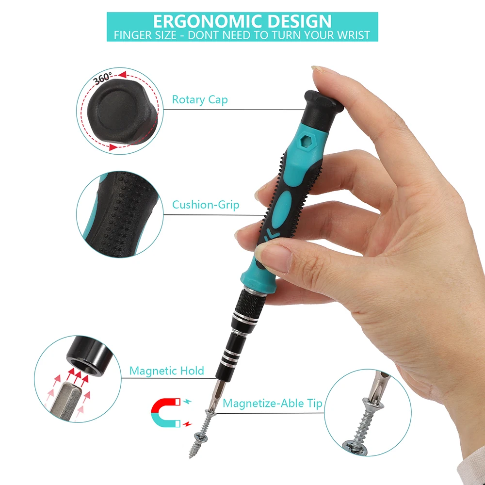 138 In 1 Screwdriver Set Magnetic Screw Driver Kit Bits Precision For Xiaomi Iphone Home PC Phone Torx edc Screwdriver Bits Set