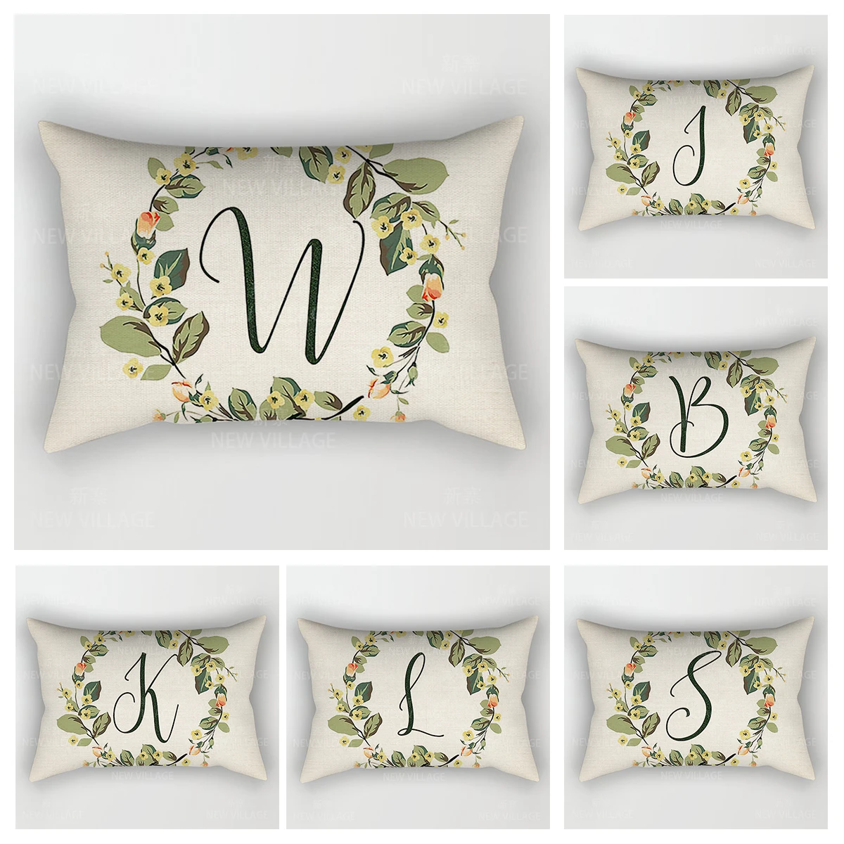 

Home Decor 26 Letter Alphabet Pillowcase autumn decoration pillow cushion cover decorations throw pillow covers30*50 40x60 50*70