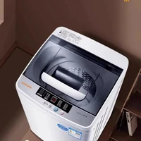Household fully automatic washing machine large capacity air drying small hot drying portable washing machine 2