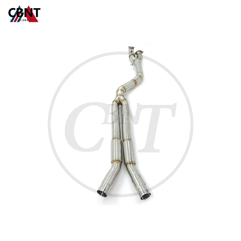 

CBNT Exhaust Middle-pipe with Resonator for BMW G80 M3 G82 M4 S58 Exhaust-pipe 89mm/3.5inches SS304 Exhaust-System Mid Pipe