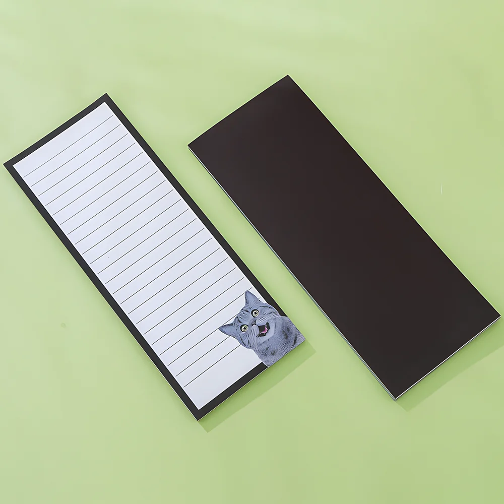 Korean Cute Cat Dog Magnetic Planners Magnet Fridge Note Memo Pad Notepad Shopping Check To Do List Refrigerator Notebook Agenda