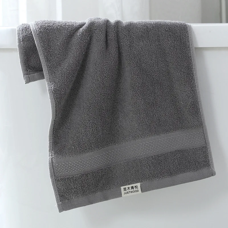 35x75cm Cotton face towel soft absorbent cotton face towel thickened coral flannel cotton adult face bath household 5