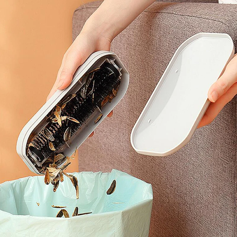 Carpet Dust Brush Plastic Bedside Table Crumb Sweeper Pet Hair Fluff Cleaner Sticky Picker Lint Roller Clothes Sweeping Cleaning 4