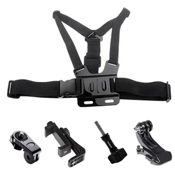 Universal Action Camera Chest Strap Mount Harness - With phone clip Kit