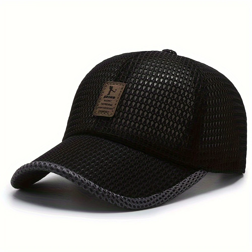 1 Fashionable and Breathable Baseball Cap for Couples, Quick-Drying Mesh Outdoor Sports Golf Sun Hat
