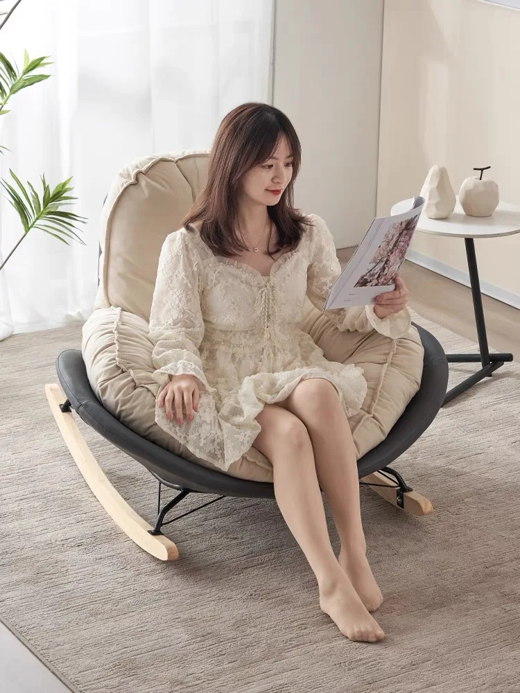 Penguin-Rocking-Chair-Lazy-Sofa-Single-Living-Room-Light-Luxury-Rocking ...