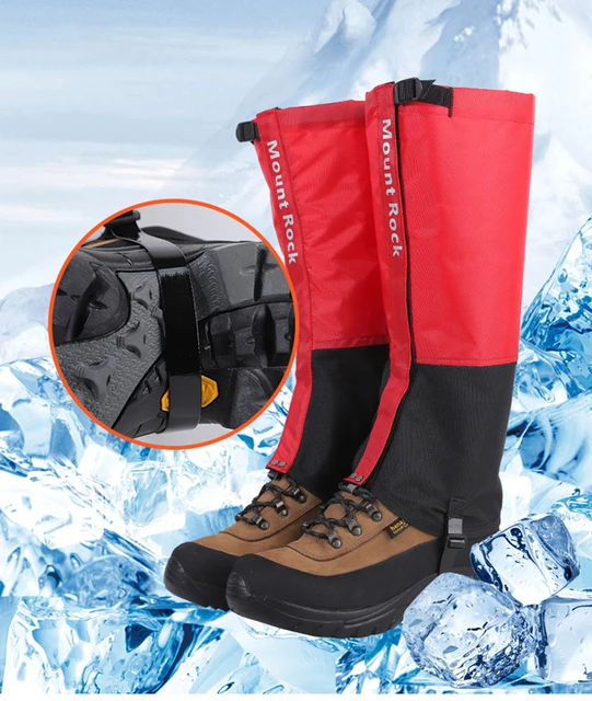 Polainas de pierna impermeables Cubierta ajustable para botas de nieve para  Sharpla Polainas para cubrir piernas