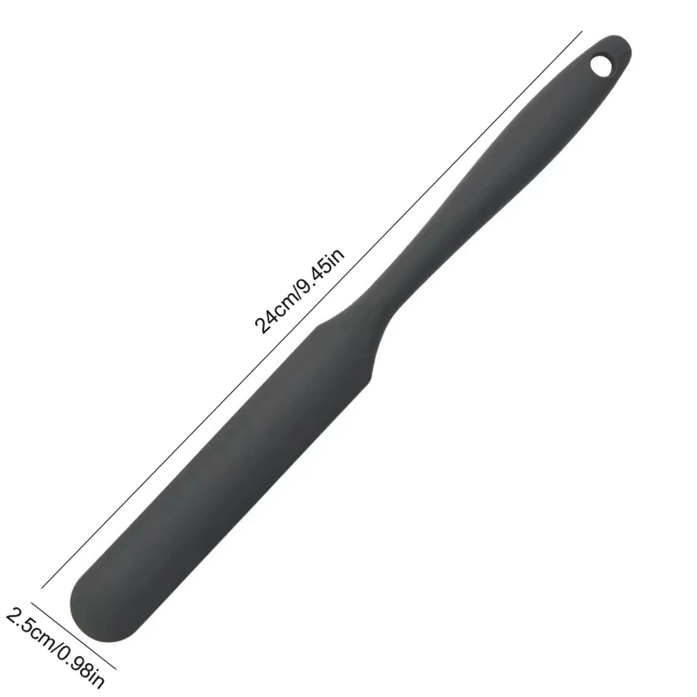 Enhanced Silicone Cream Scraper and Heat-Resistant Spatula