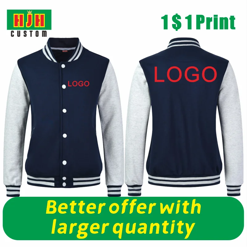 Men's Baseball Jacket Logo Customization Printed Embroidered Jacket Street Clothing Campus Outdoor Clothing Customization wa900v2 outdoor 1750mbps dual band wireless ap scenic area campus park wifi covered base station router cpe