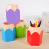 Creative Colored Pencil Head Contrasting Pen Holder Desktop Pen Holder Stationery Storage Pen Holder Makeup Brush Storage Bucket 2