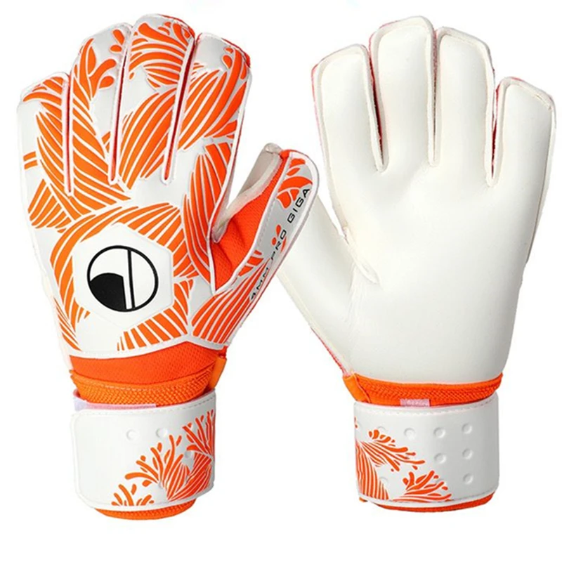 Goalkeeper Gloves Mens Womens Child Kids Football Soccer Trainning Goalie Gloves Non-slip Thicken Latex Glove Finger Save Guard