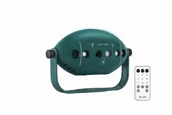 Vibrant RGB Disco Laser Light Projector - USB (Army green)