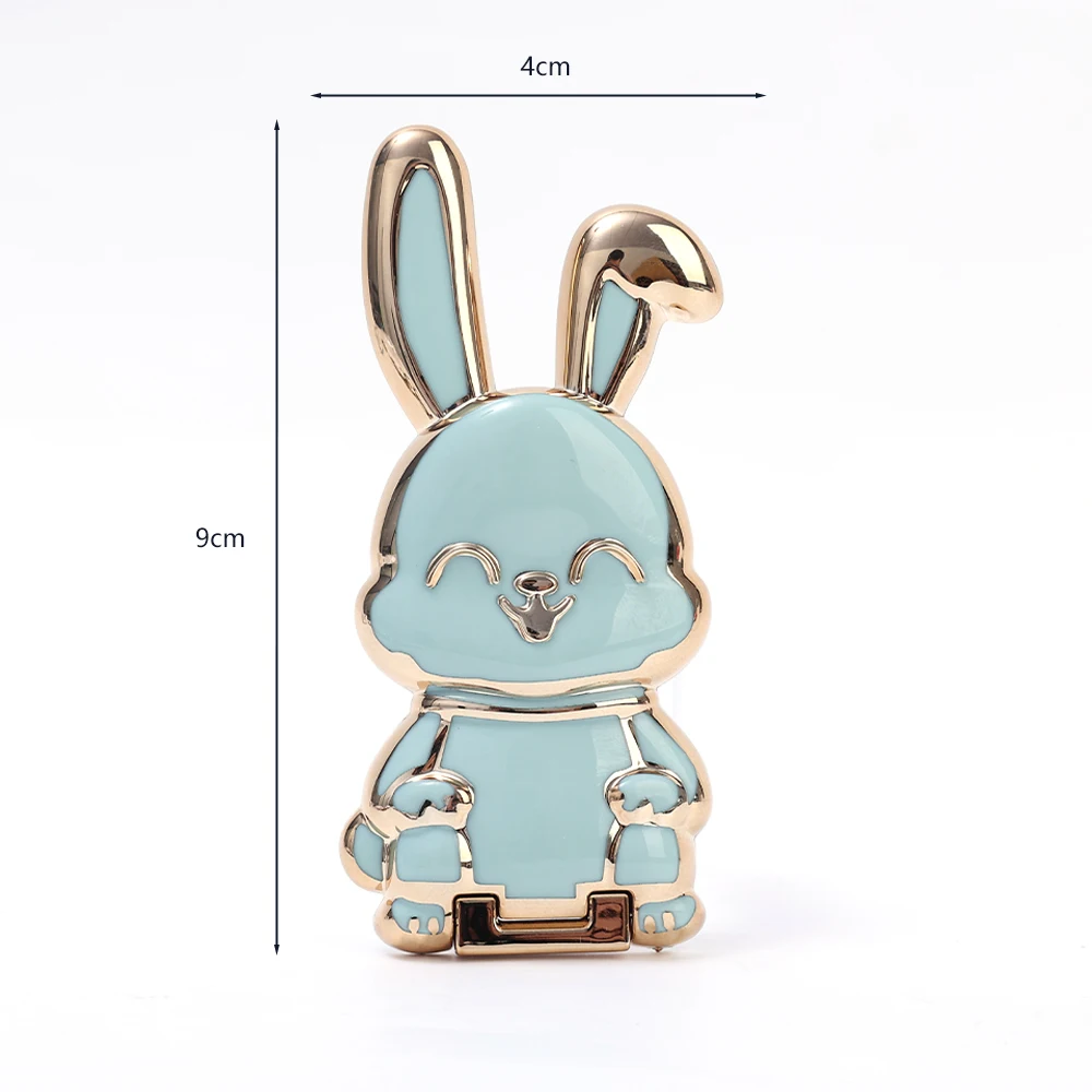 Cute Bunny Ring Phone Holder Foldable Finger Grip Stand Universal Anti-Slip Bracket For iPhone Samsung Xiaomi Mobile Phone