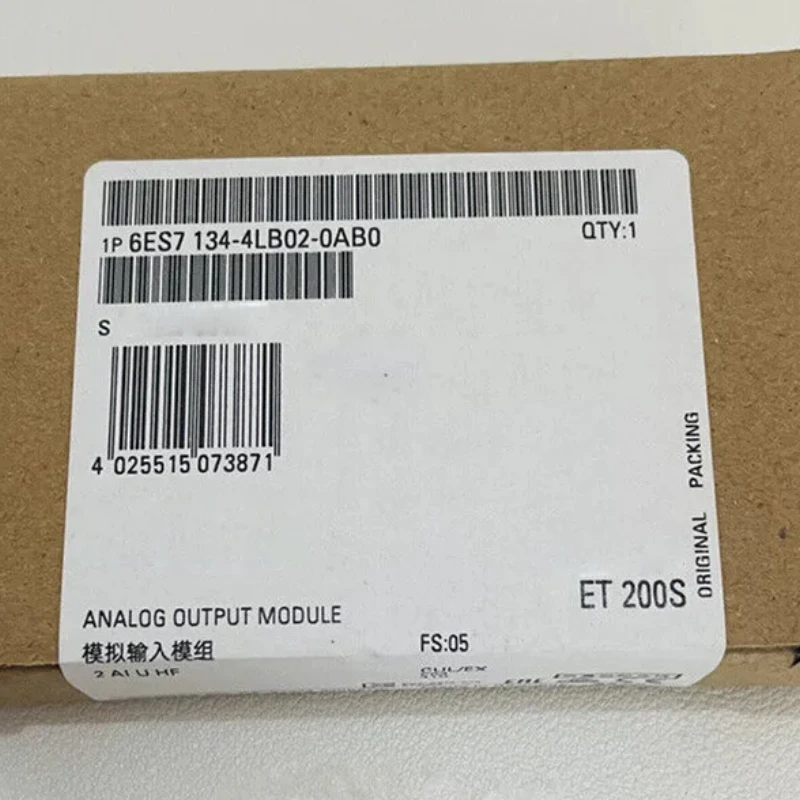 

The new electronic input module 6ES7134-4LB02-0AB0 6ES7 134-4LB02-0AB0 has a one-year warranty and can be shipped quickly