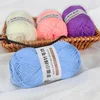 100g/ball Hand Knitted DIY Milk Cotton Yarn Medium Thick Wool Thread Soft Feel Hat Scarf Material Crochet Thread Handmade Gifts 2
