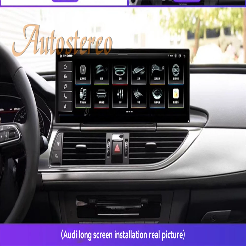 14.9 Pollici Android 13 Carplay 4G Per Audi A6 A7 C7 S6 2012-2019 Lettore Multimediale Per Auto Navigazione Gps Auto Radio Schermo Unità Principale