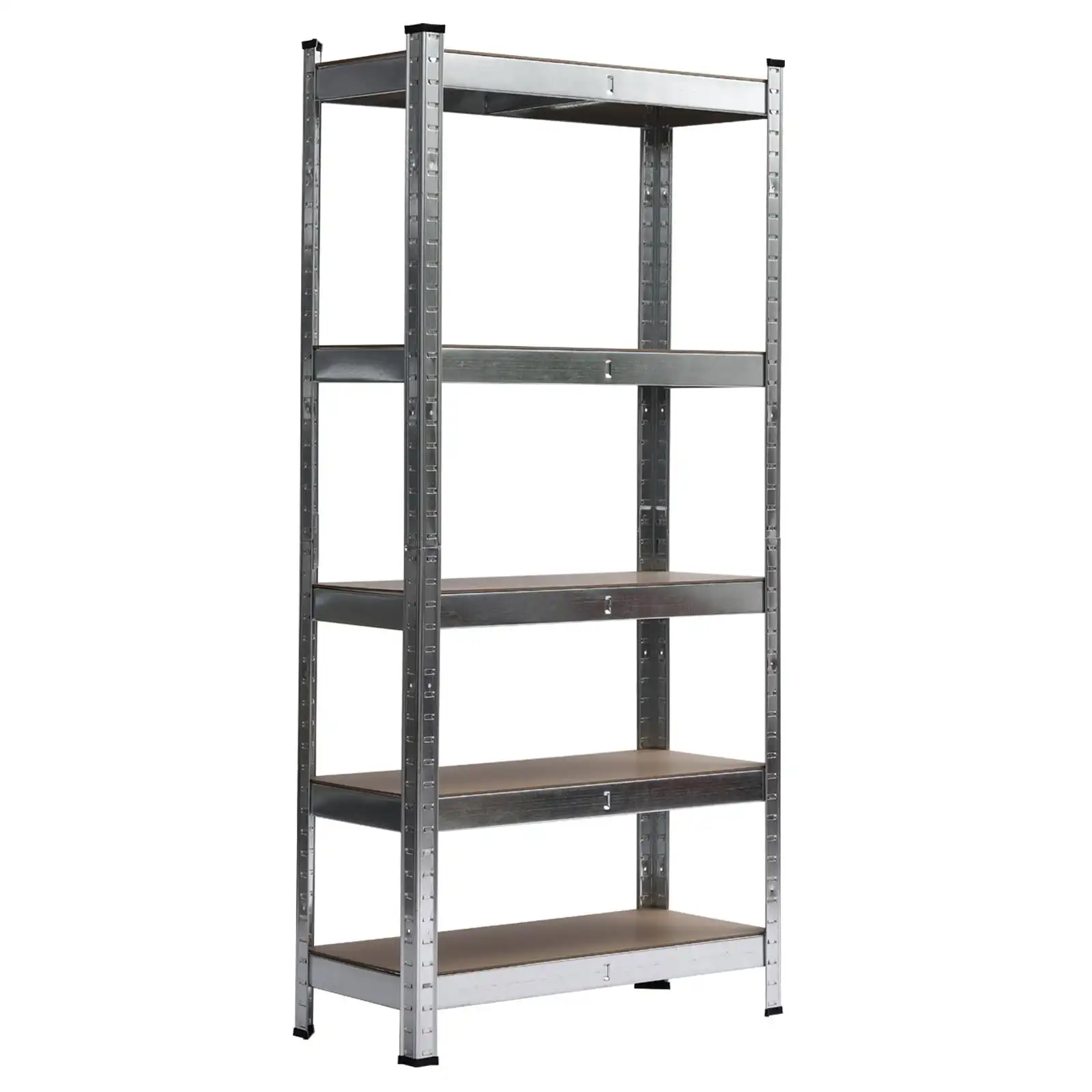 5 Tier Heavy Duty Steel Shelving Unit 11.8"W X 29.5"D X 59"H Garage Storage Rack Silver Simple Practical Design Rust Resistance 5