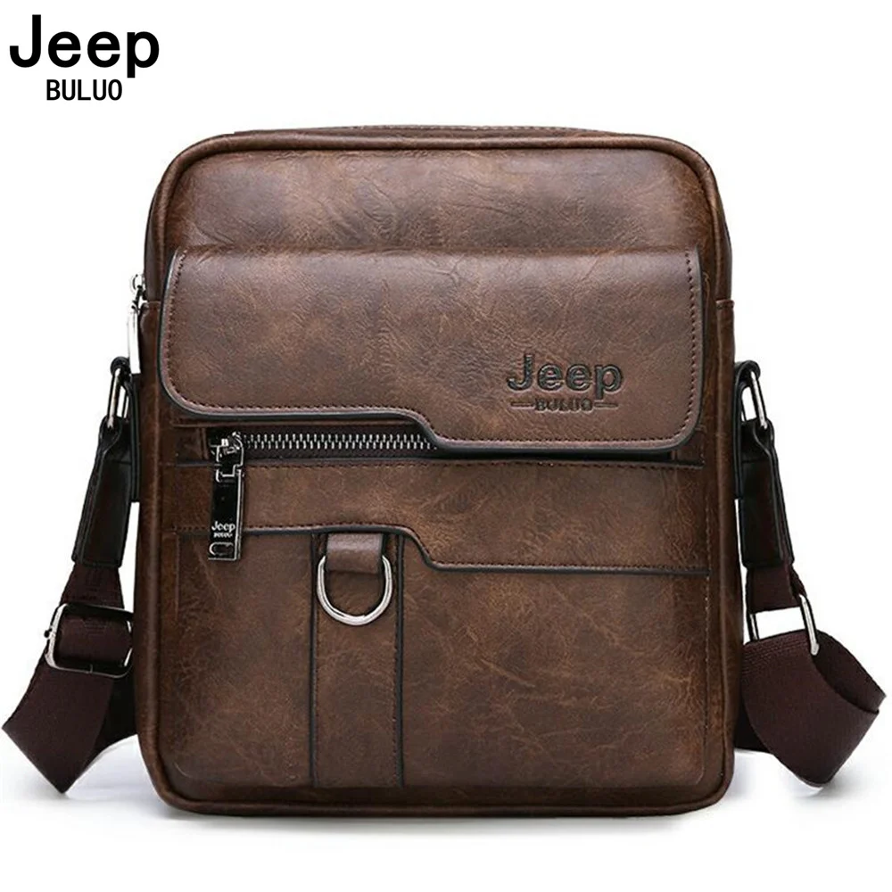 JEEP BULUO Luxury Brand Men Crossbody Messenger Bags