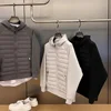 2024 New Men's Women's Spring Autumn Thin Cotton Quilted Jacket Simple Casual Cardigan Sweatshirt Hooded Couple Jacket 4