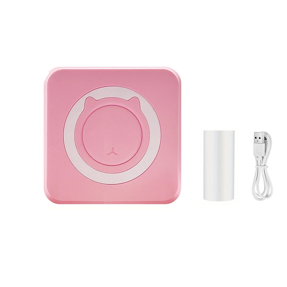 Mini yazıcı IOS ve Android ile uyumlu, kablosuz Mini fotoğraf yazıcı etiket yazıcı, taşınabilir BT Mini termal yazıcı