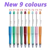 100Pcs Newest Colour Creative Plastic Beaded Pen Ballpoint Pen Printable Beadable Pen DIY Gift for Student Office Supplies 4