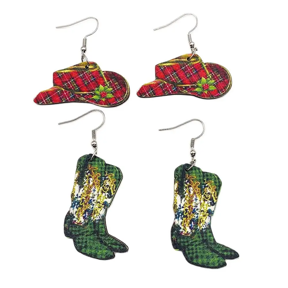 Boots christmas earrings sale