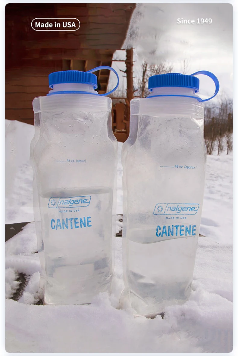 Nalgene Zusammenklappbare Wasserflasche mit Weitem Hals 1L+1,5L+3L Roll-Up-Tasche Wandern Camping Reisen Leichtgewichtig Auslaufsicher Kompakt Outdoor – Detail 14