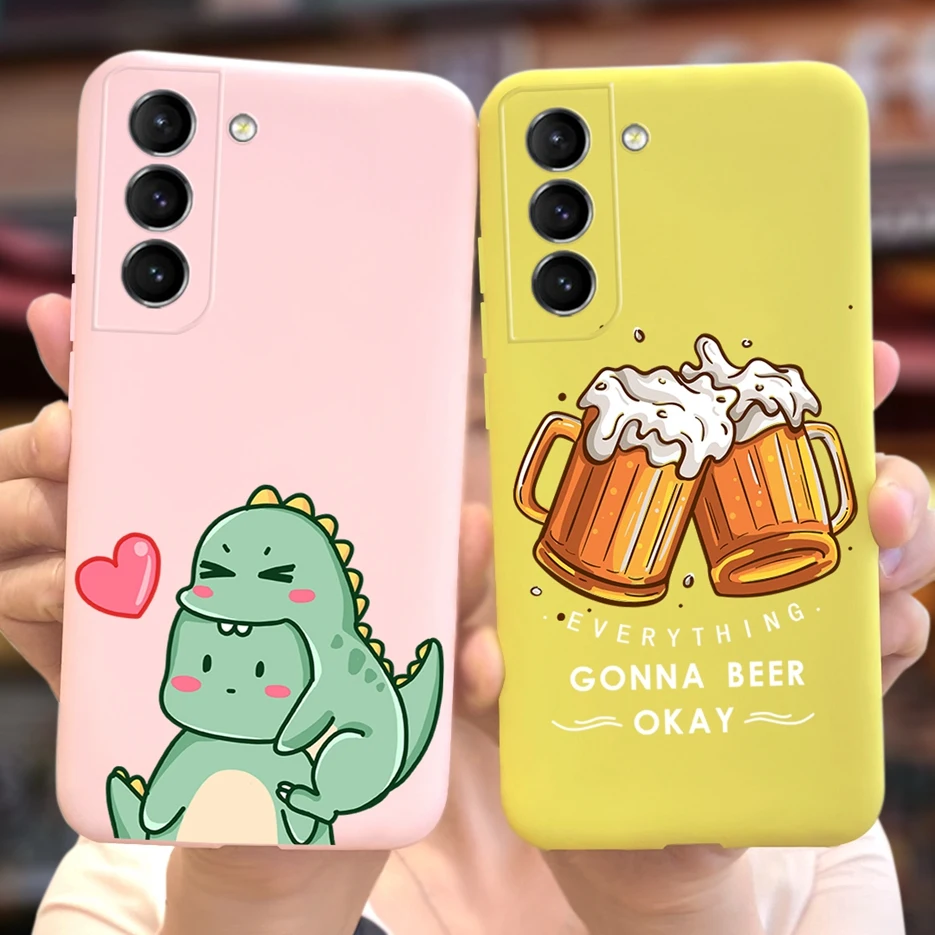 Cute Astronauts Cartoon Soft TPU Phone Case - Stylish Protective Back Cover