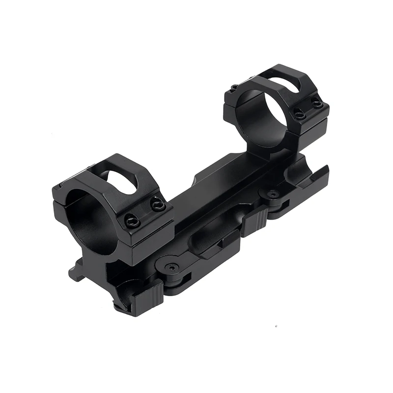 Quick Release One-piece Scope Ring Mount 25.4mm/30mm QD Dual Ring Sight Rings Cantilever Mount For Outdoor Hunting FOCUHUNTER
