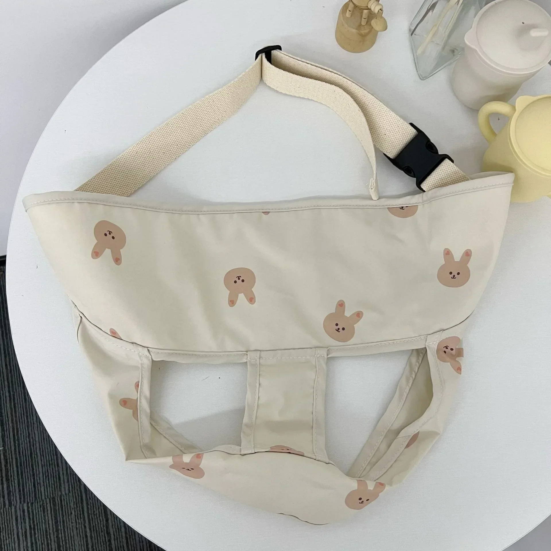Baby Portable Dining Chair Seat Belt Korea Bear Lunch Chair Anti-drop Protect Wrap Feeding Harness Baby Seats Accessories