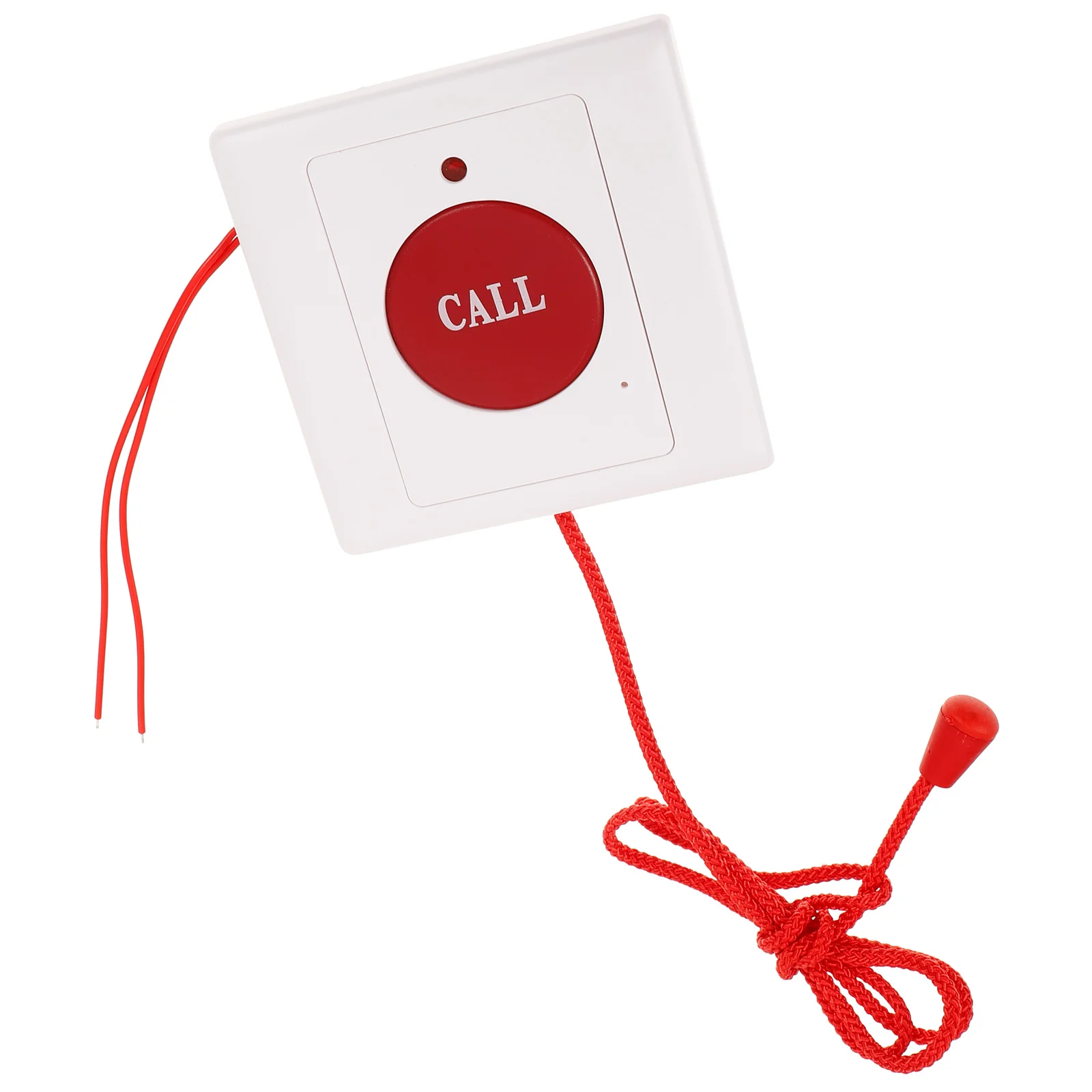 Wall Mount Emergency Rope Sos Alarm Button For Elderly Patient Call Help Switch Panel Pager Alert Device Plastic