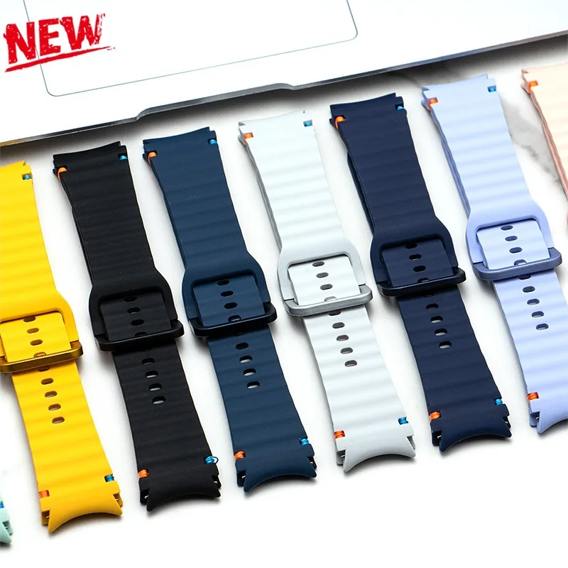 Premium Silicone Watch Strap - Versatile Fit, Sleek Design
