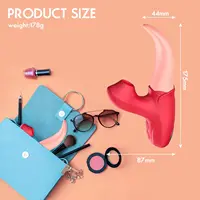 Leistungsstarke Saugen Rose Vibrator für Frauen Mit Zunge Lecken Klitoris Stimulation Nippel Massage Weibliche Erwachsene Waren Sex Spielzeug 6