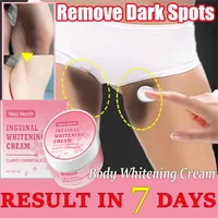 Niacinamide Body Whitening Cream For Underarm Bleaching Armpit Lightening Intimate Area  Moisturizer Korean Skin Care Product