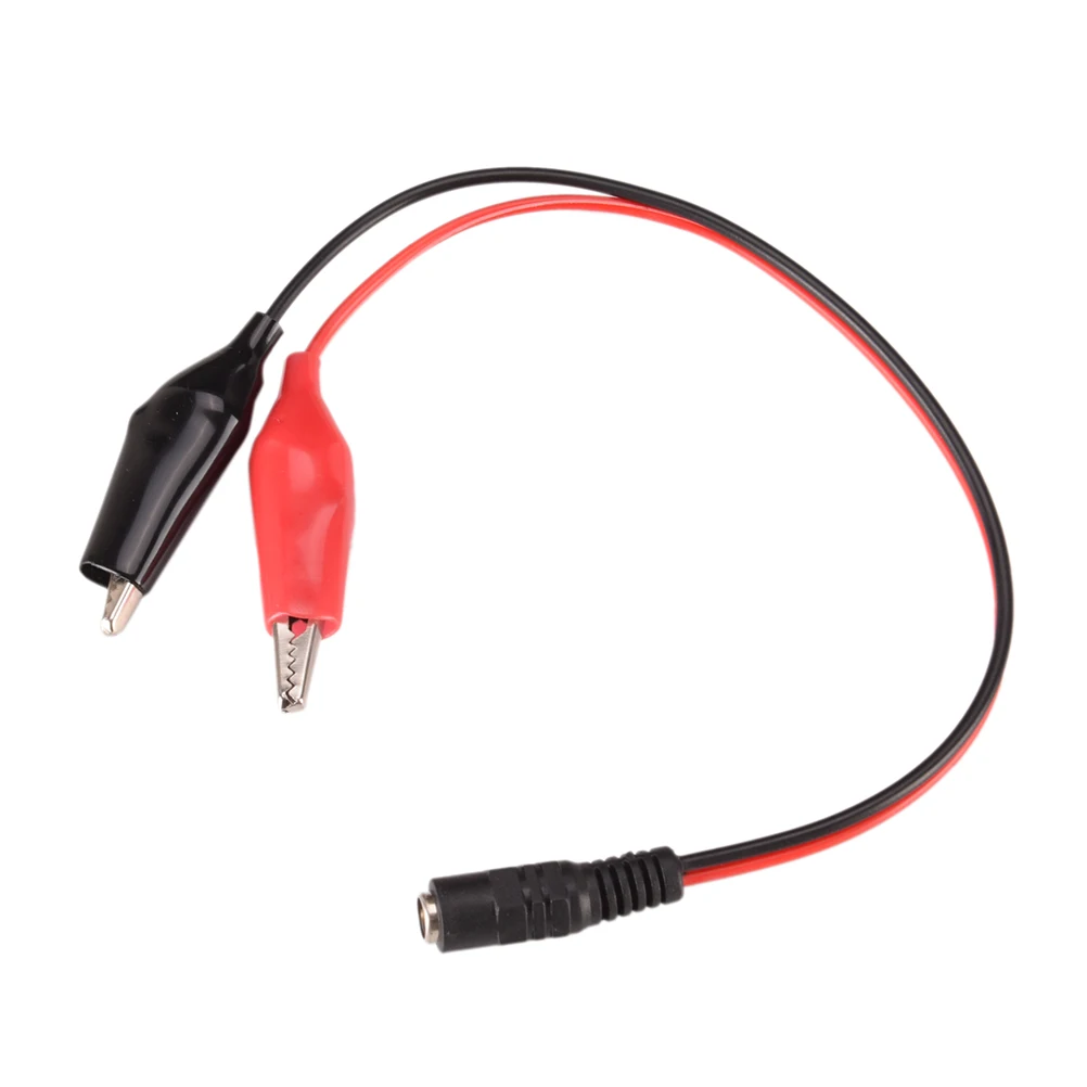 Alligator Clips Crocodile Wire Male/female To Car Cigarette Lighter DC Voltage Jack Connector To 2 Alligator Clip Power Cable alligator clips