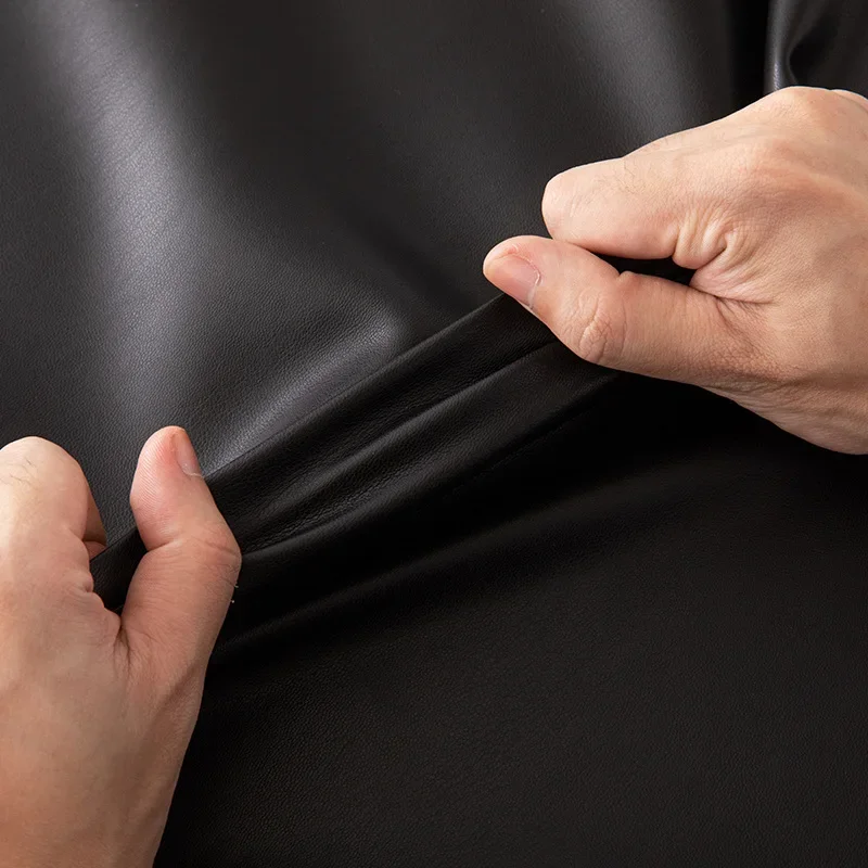 0.7PU Leather Suede Fabric Bottom Clothing Artificial Leather Wash-Free Fabric for Pants And Clothes Scented And Durable