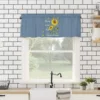 ZEDLIYU Valances for Windows Kitchen Living Room Small Window Valance Sunflowers You Are My Sunshine 1 Panel 4