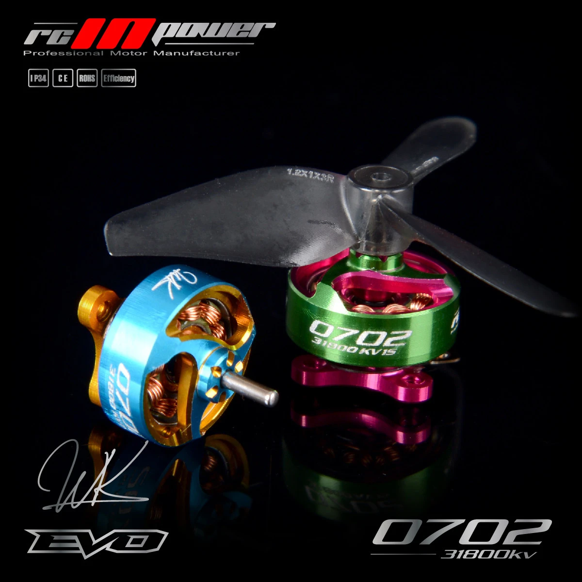Rcinpower Evo 0702 31800kv 1s Fpv Микро бесщеточный двигатель