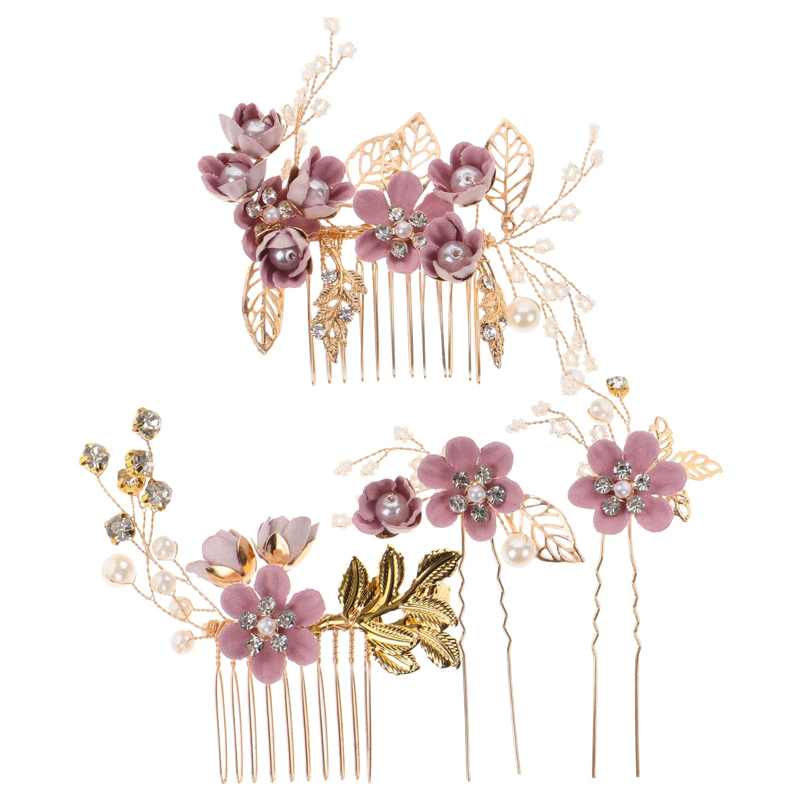 Hair Comb for Bridal Headpiece Wedding Hair Comb Floral Bridal Hair Accessories Wedding Dress Accessories Bridal Jewelry