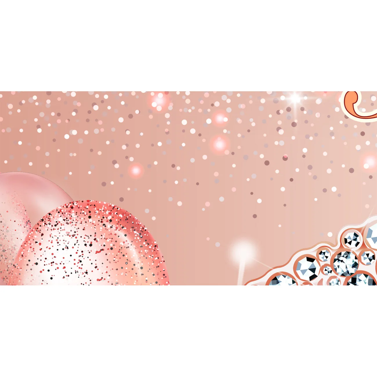 Photo Backdrop 12th Birthday Party Decor Banner Pink Rose Gold for Girls