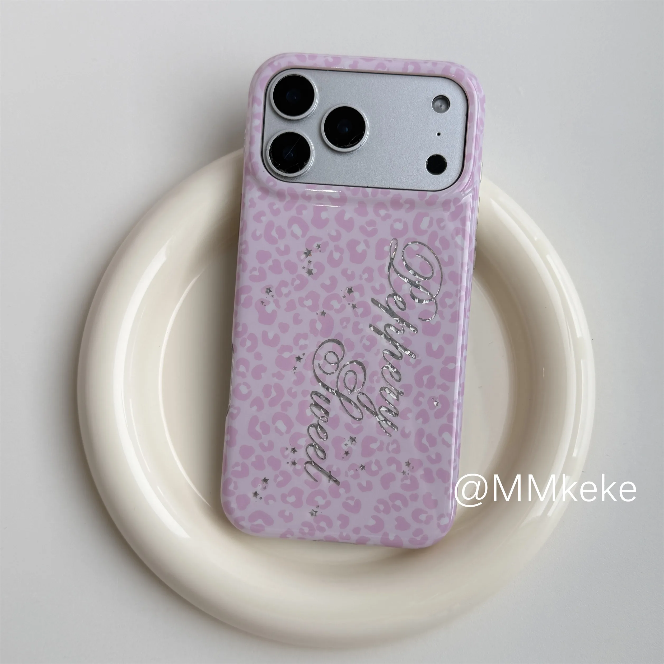 Minimalist Fresh Blue & White Polka Dot Girl Phone Case