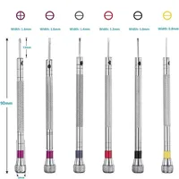 Tournevis en acier de 0,8-1,6 mm pour la réparation de montres, outils portables pour le retrait de bracelets avec mini-goupilles de liaison, outils d'horloger 6