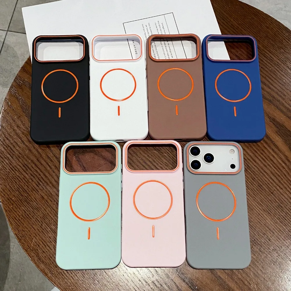 Ultra Thin Matte Magnetic Phone Case with MagSafe Wireless Charging Compatibility