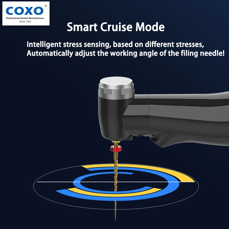 Accessori Dentali: Manipolo Contrangolo 16:1 per Motore Endodontico Wireless COXO C Smart Pilot con Localizzatore Apicale e Smart Ipro - immagine 6
