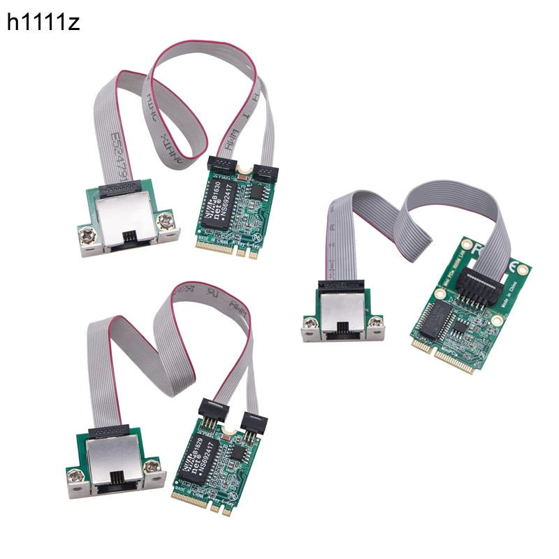 Сетевой адаптер M.2 A + E/Mini PCI Express Gigabit Ethernet, чип I210AT, 1 ГБ RJ45, однопортовая электрическая сетевая карта для настольного ПК