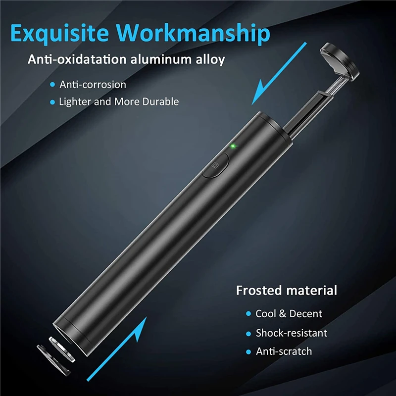 Lightweight Mini Aluminium Extendable Selfie Stick Bluetooth Tripod Monopod Selfiestick for IPhone 14 13 12 11 Pro Max Samsung