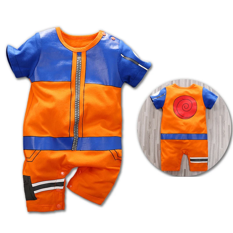 Japan Anime Baby Clothes Boys Girls Bodysuit Onesie Infant Jumpsuits One Piece Newborn Cosplay Cartoon Xiao Baby Toddler Costume Cotton baby suit Baby Rompers