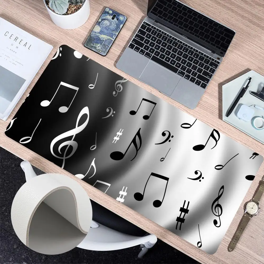 musical-note-Mouse-Pad-Mice-Pad-Leather-Mouse-Mat-PC-Game-Accessories ...